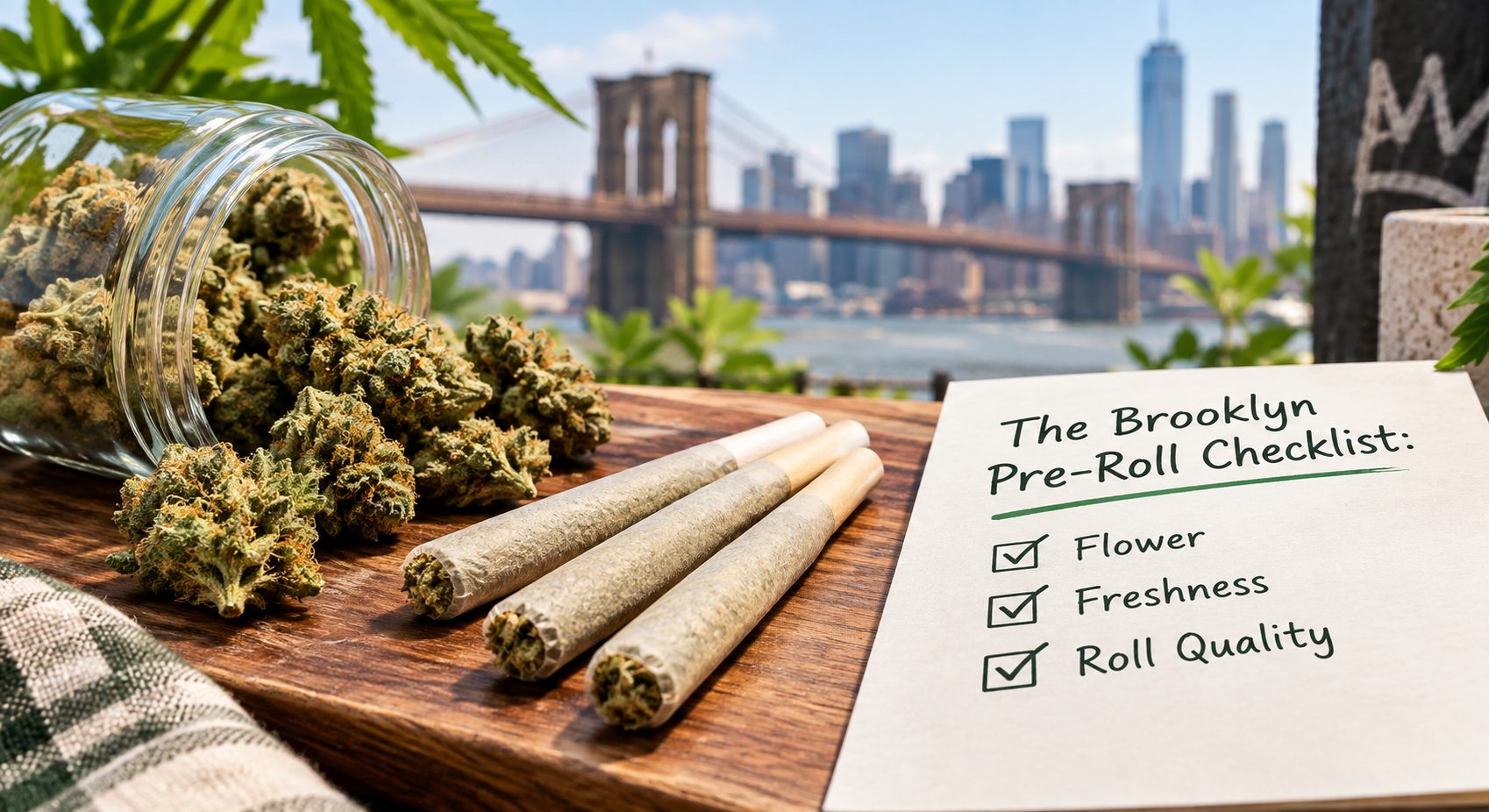 The Brooklyn Pre-Roll Checklist: Flower, Freshness & Roll Quality