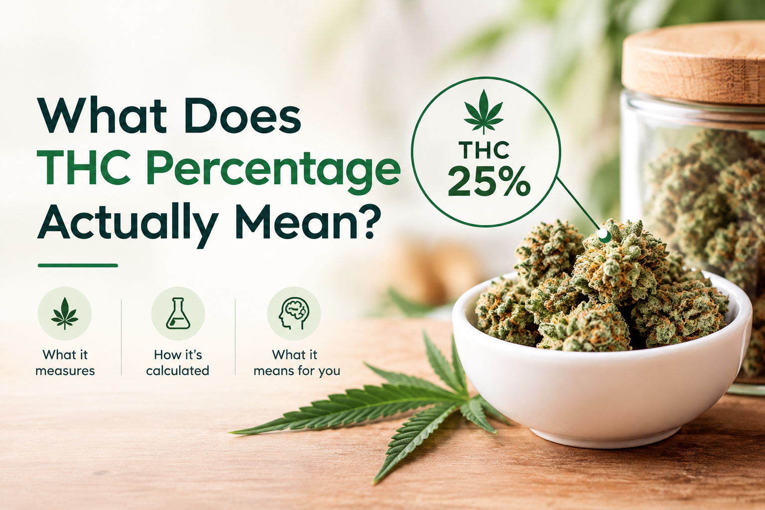 What Does THC Percentage Actually Mean?