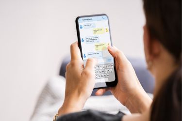 Booking an appointment through text