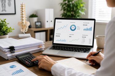 Software showng growth data