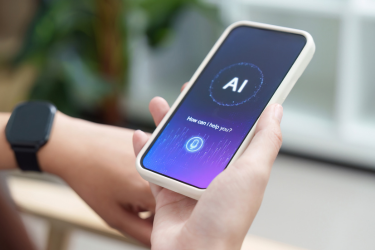 AI in the phone asking "How can I help you?"