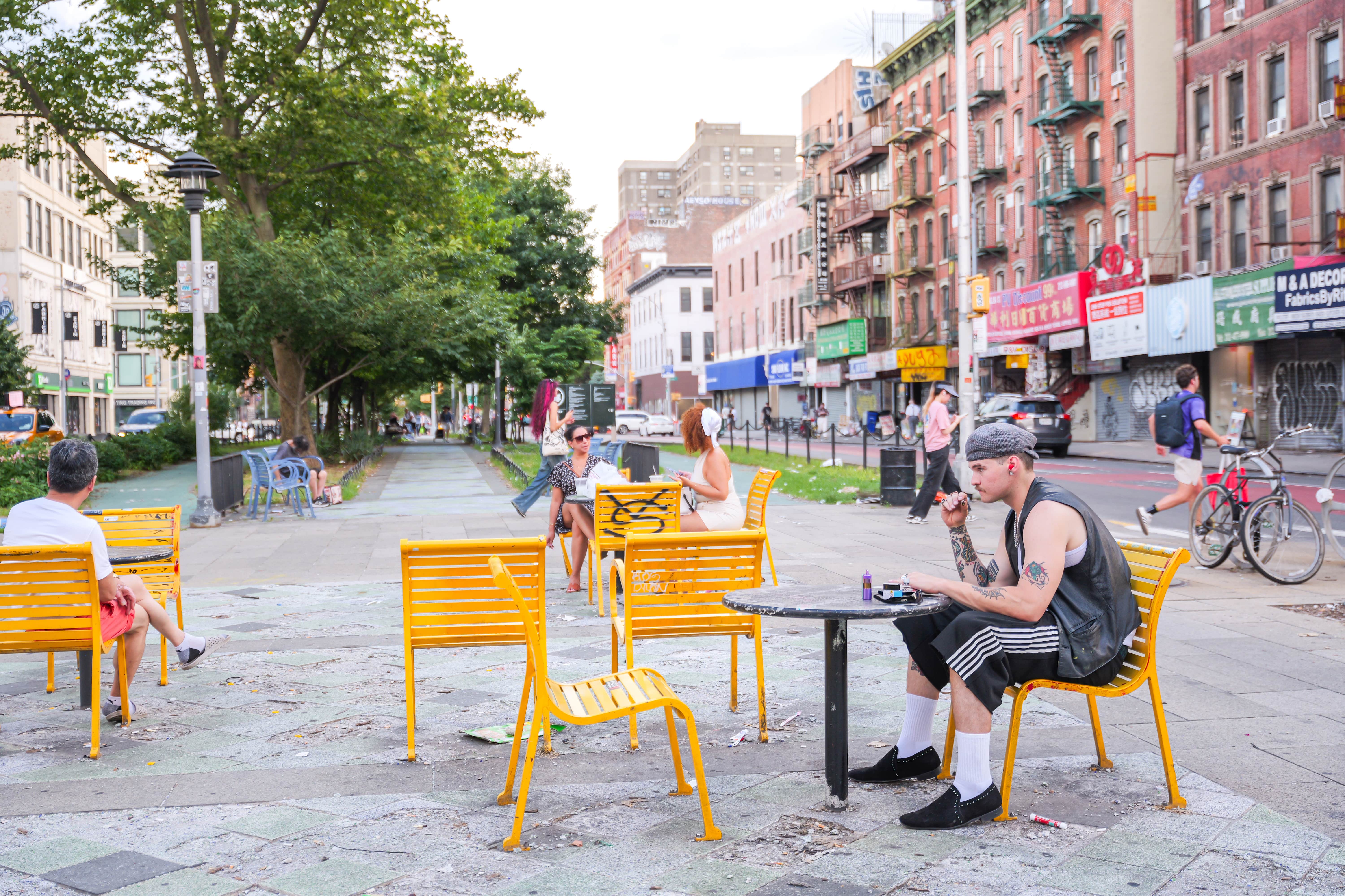 Picture of New York City in the streets