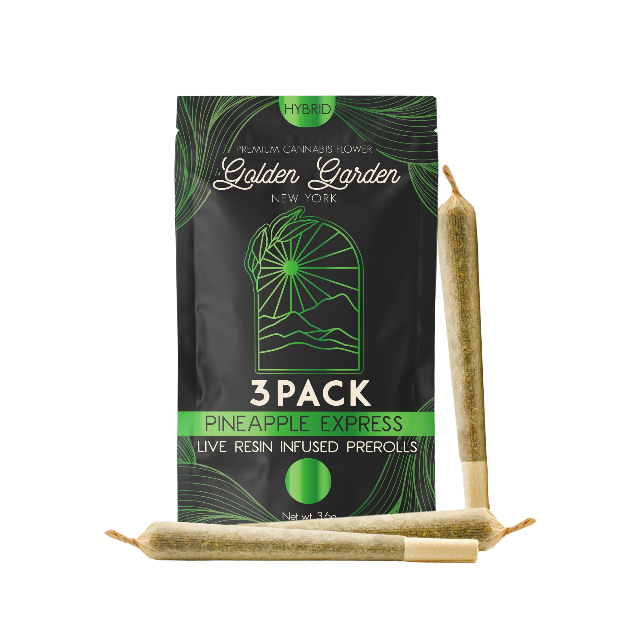Pineapple Express 3-Pack Live Resin Infused Pre-Roll