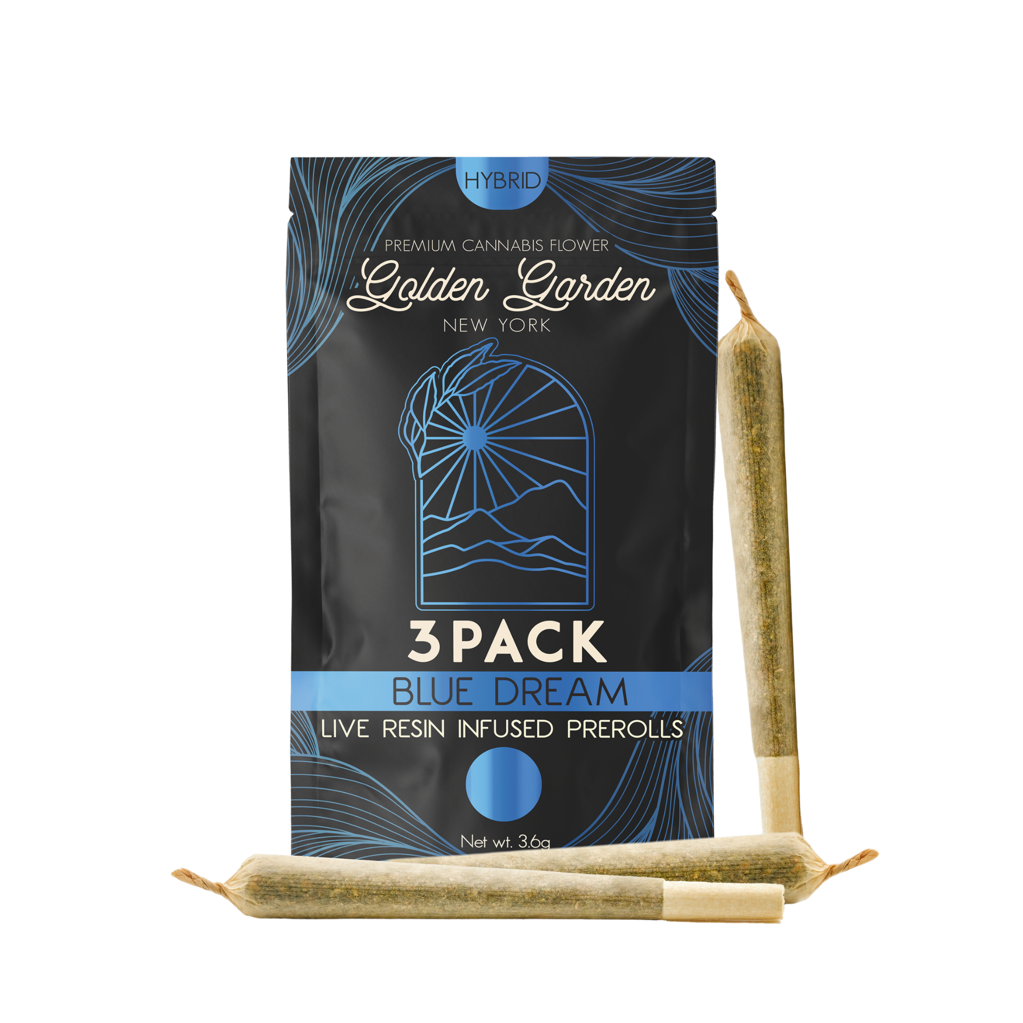 Blue Dream 3-Pack Live Resin Infused Pre-Roll