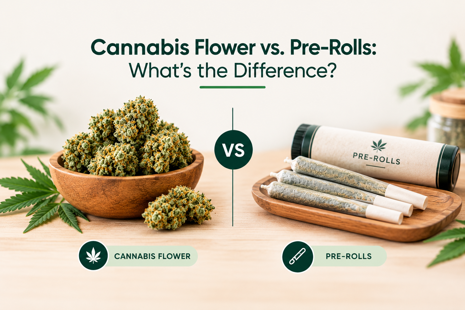 Cannabis Flower vs. Pre-Rolls: What's the Difference?