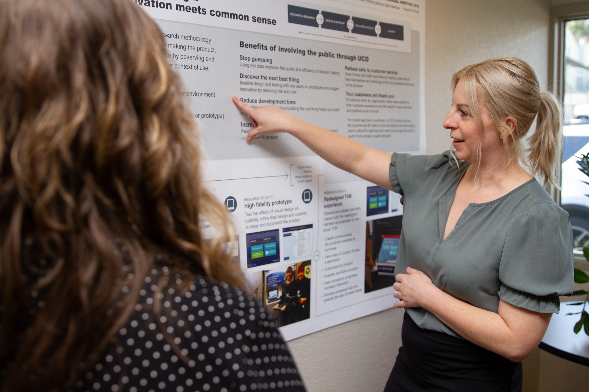 interactive educational tool on wall mount