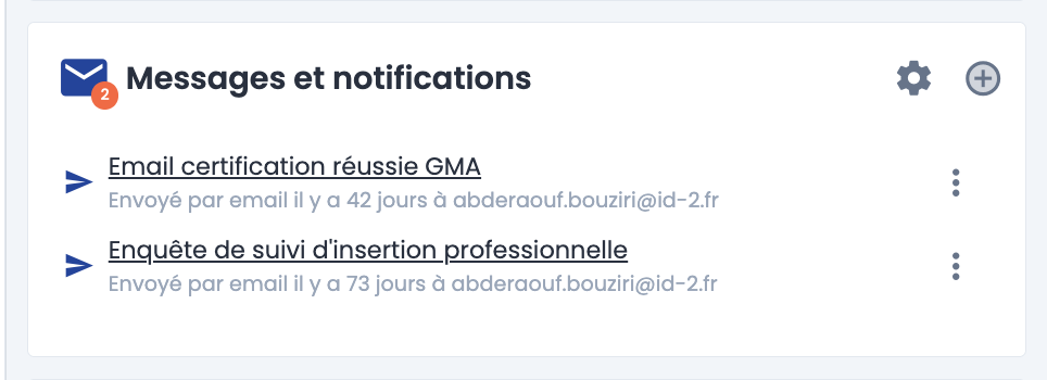 Automatisation des communications candidats