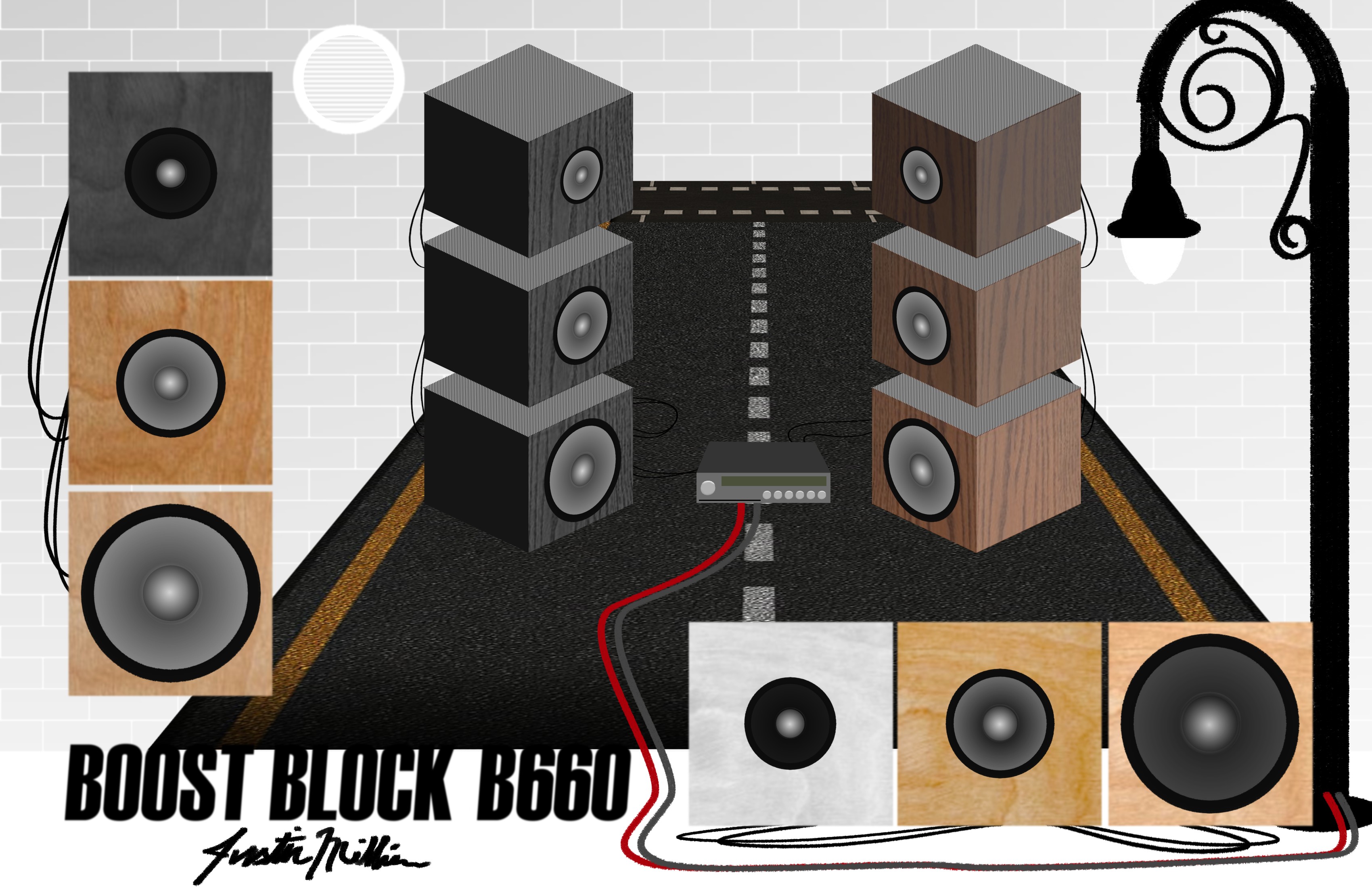 Justin S. Millien B660 SoundBlocks Modular Portable Audio Platform