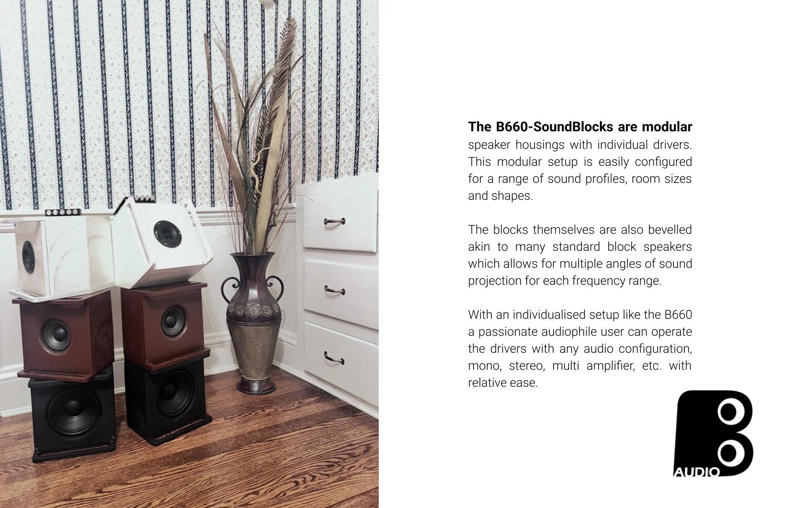 Justin S. Millien B660 SoundBlocks Modular Portable Audio Platform