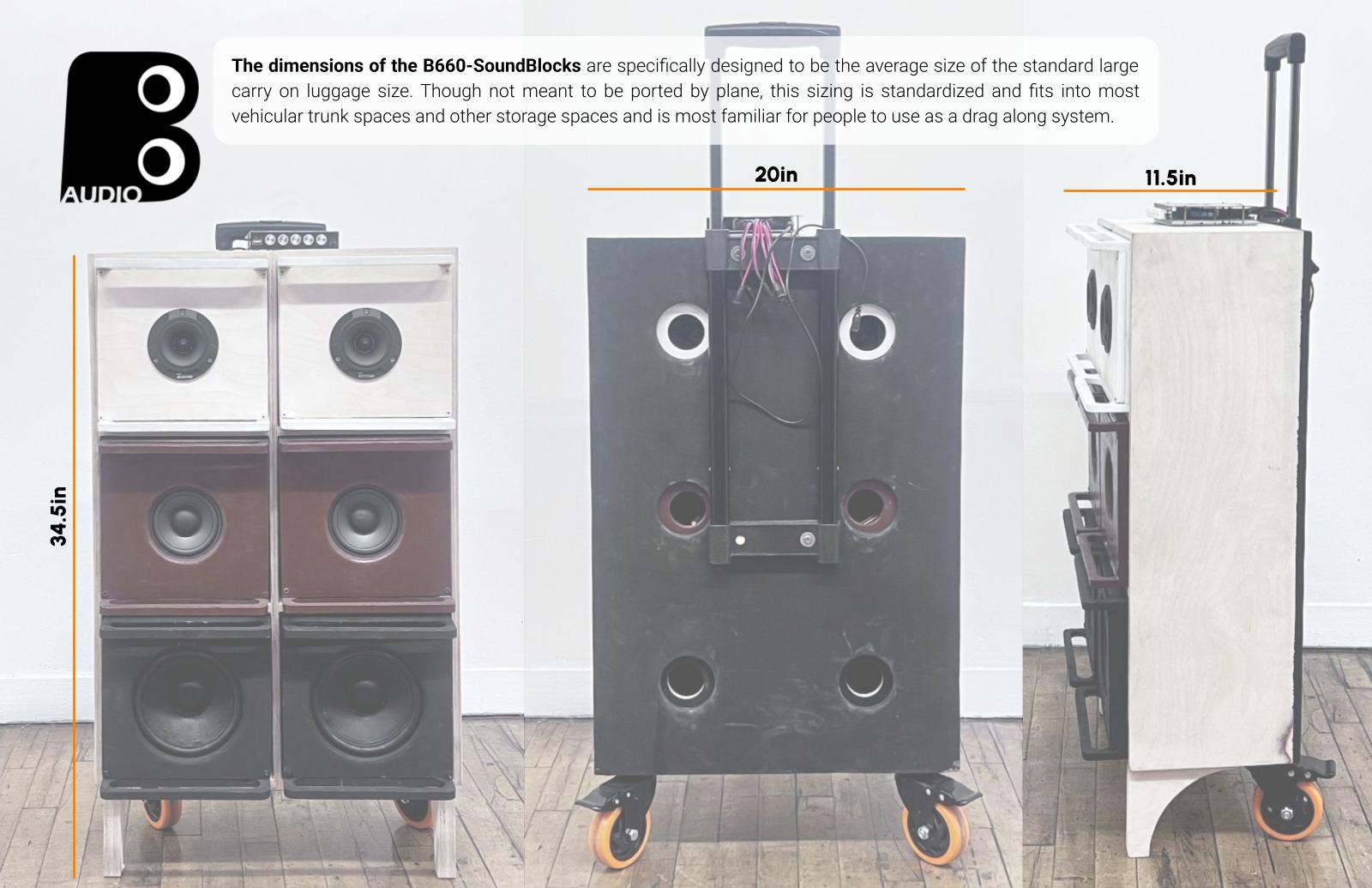Justin S. Millien B660 SoundBlocks Modular Portable Audio Platform