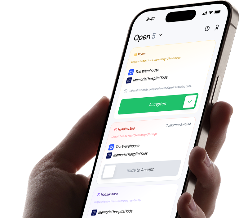 holding mobile in hand