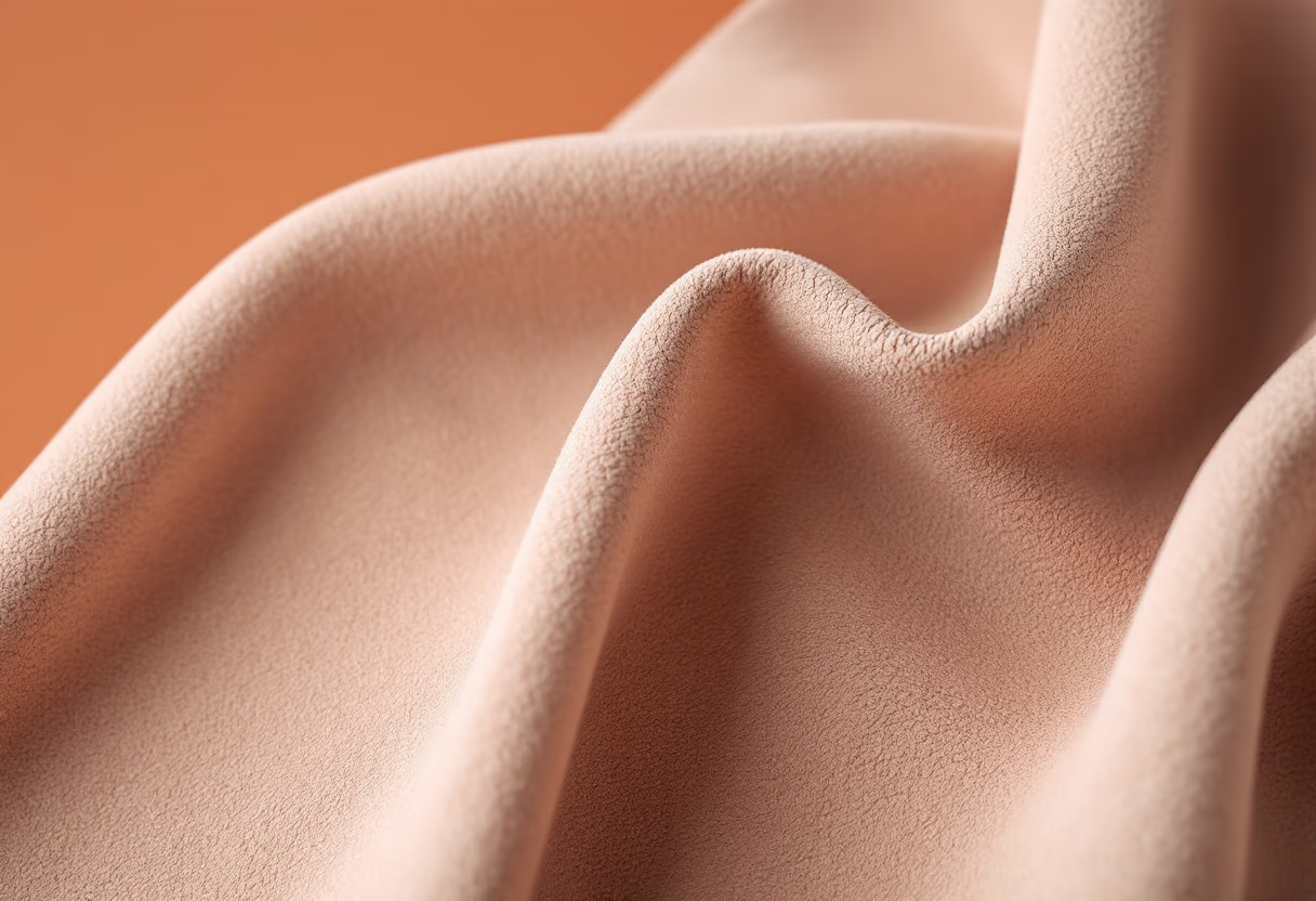 image of closeups of suede materials (for a footwear store)