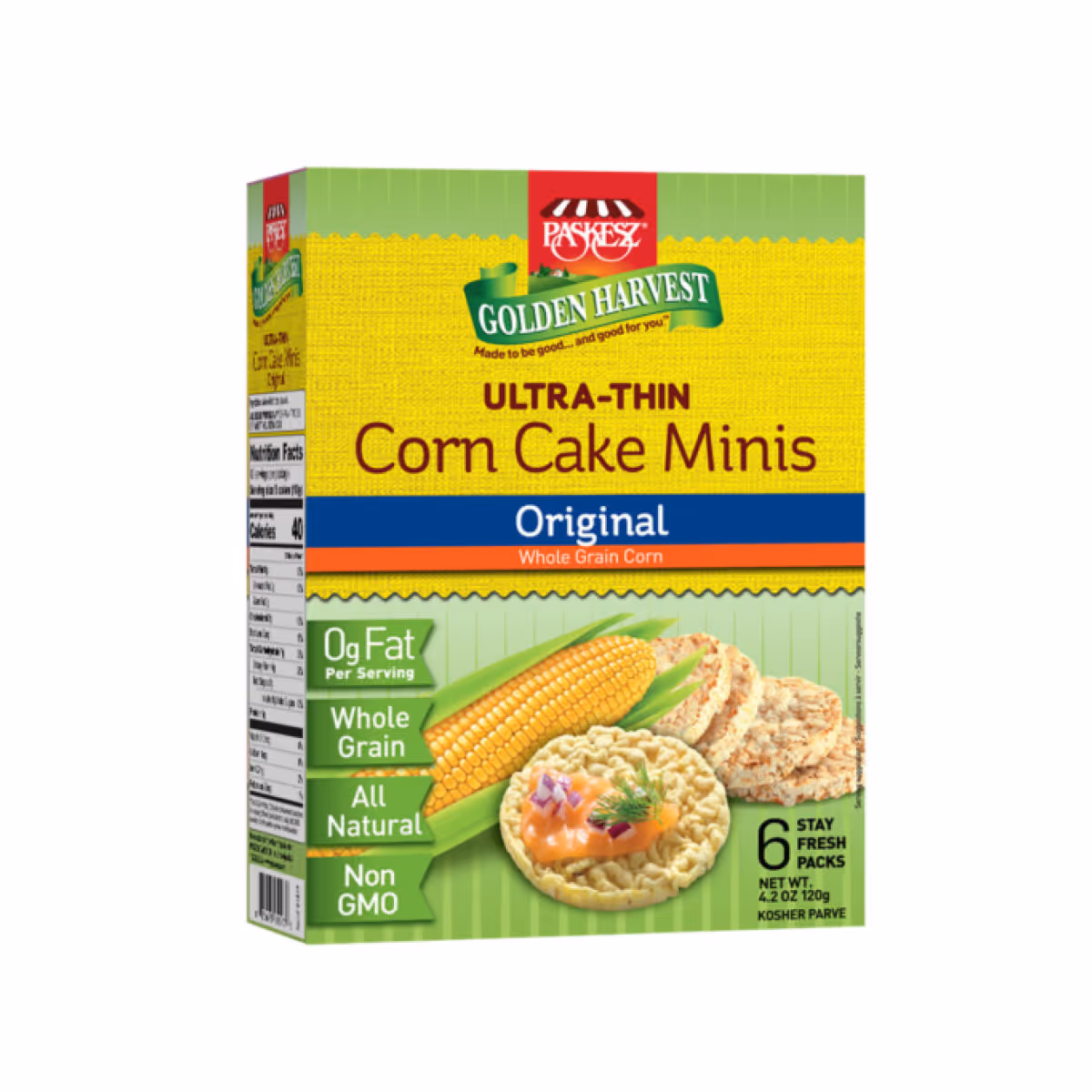 Paskesz Corn Cake Minis (6 pack)