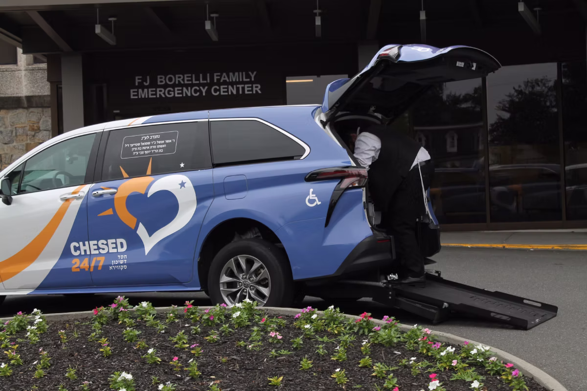 handicap accessible van for transporting patients
