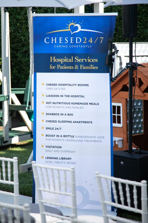 setup at chesed breakfast campaign 2021 in deal