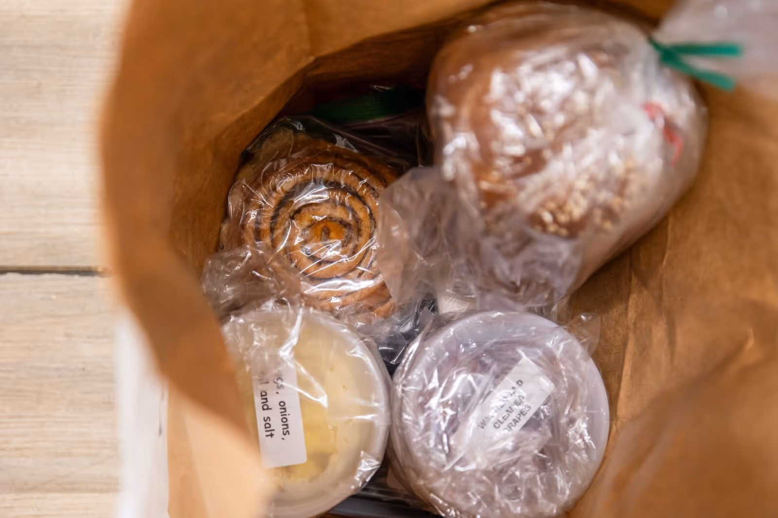 shabbos food packaged and labeled for hospital patients