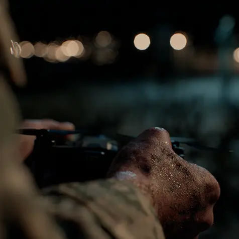 Kova Labs, operator holding a drone