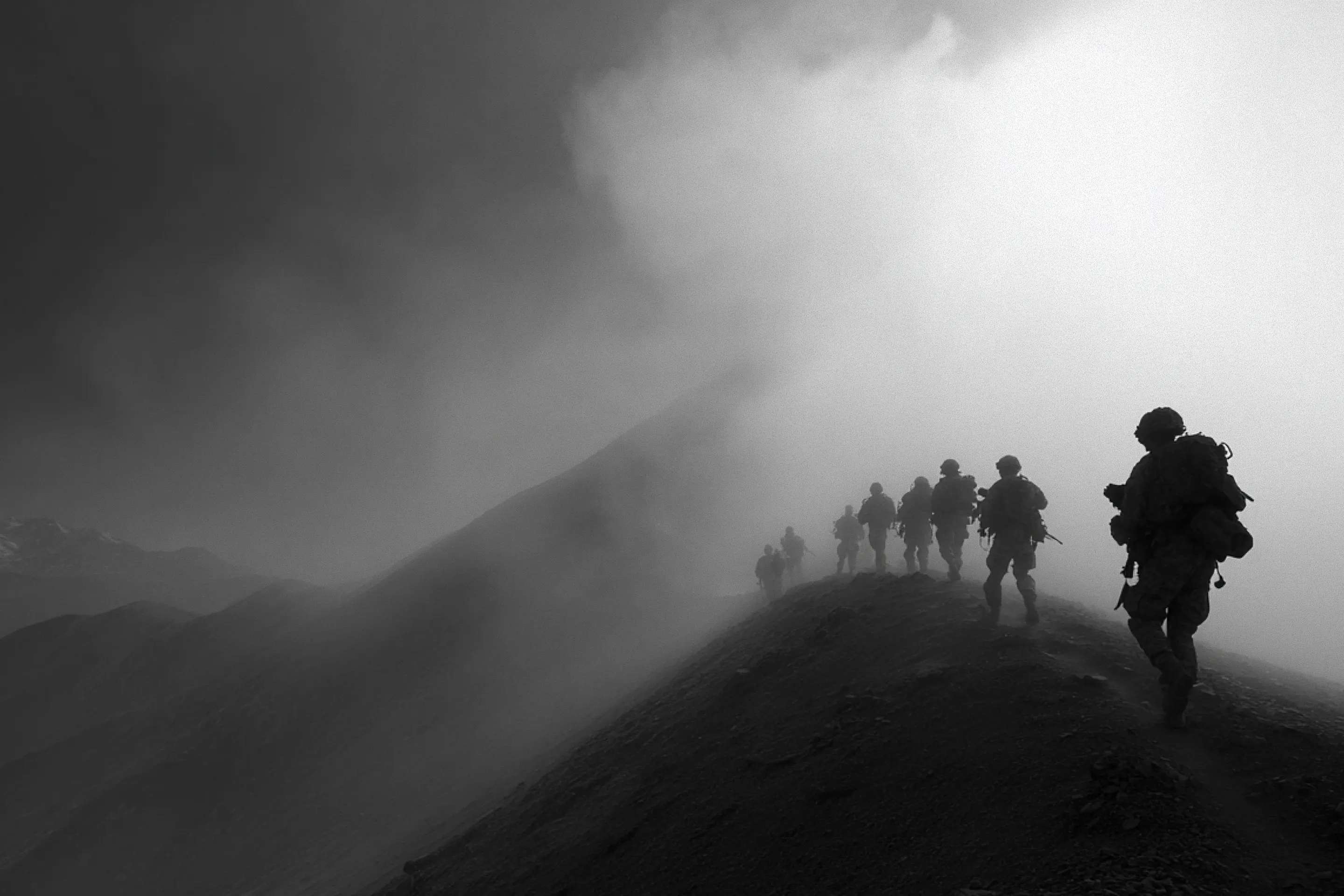 Kova Labs : soldiers walking on a hill