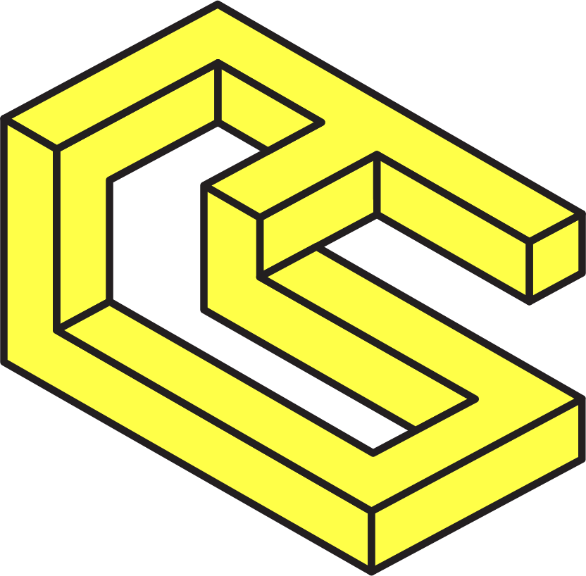 Yellow ChainSafe logo. The letter 'C' shaped into a block.