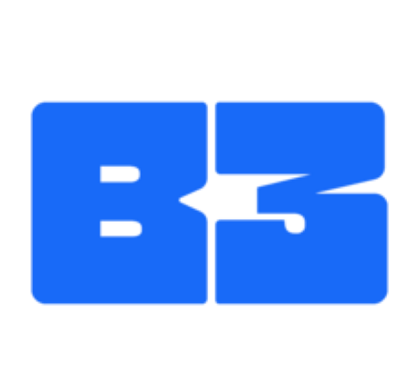 Yellow B3 blockchain logo 