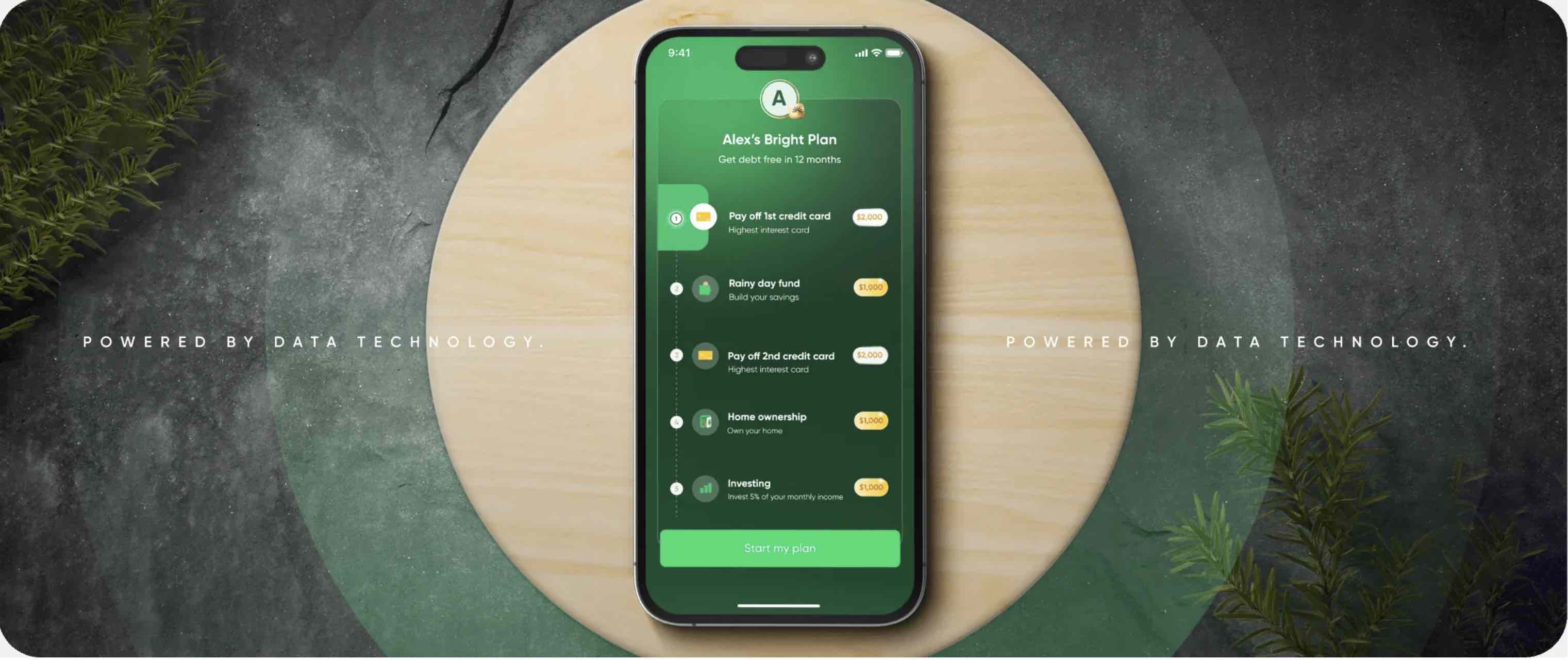 How does Bright Plan work to manage finances? The Bright App