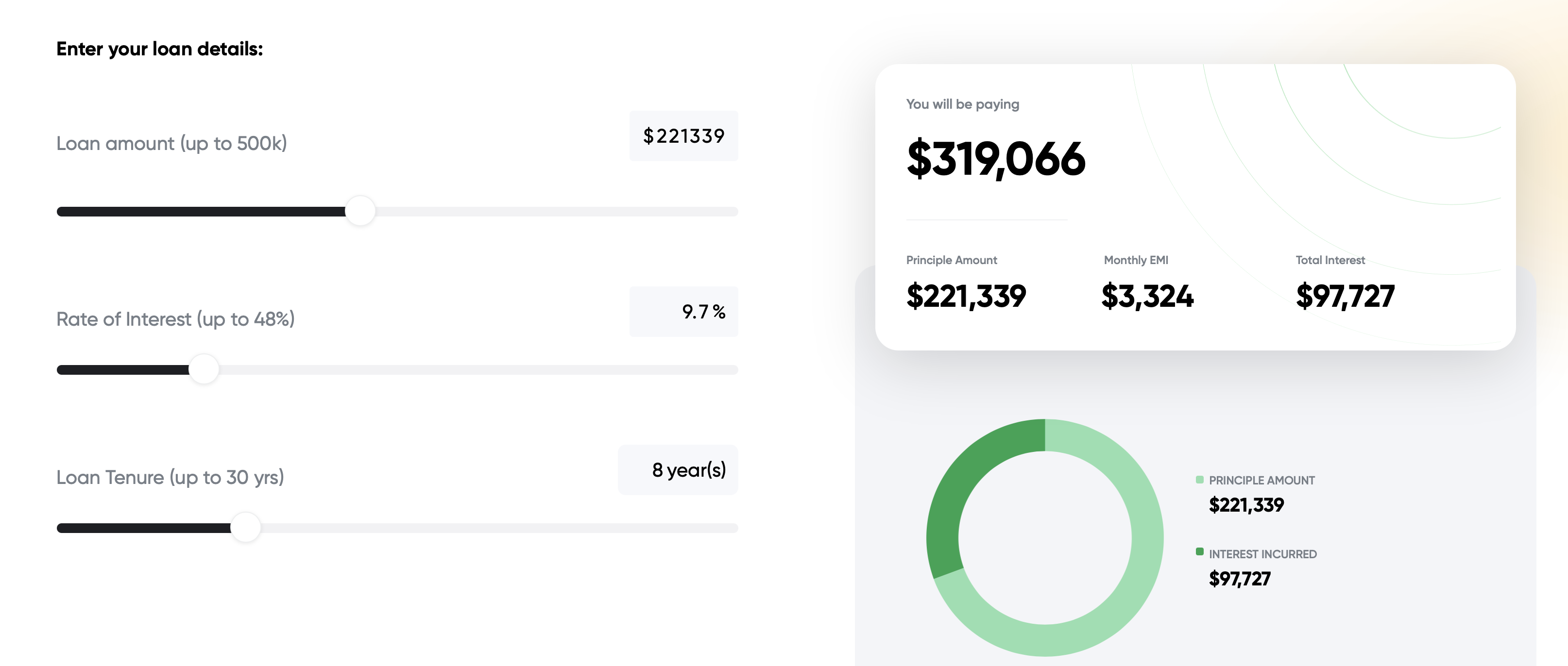 Bright Loan Repayment Calculator| Student loan repayment calculator| car loan repayment calculator
