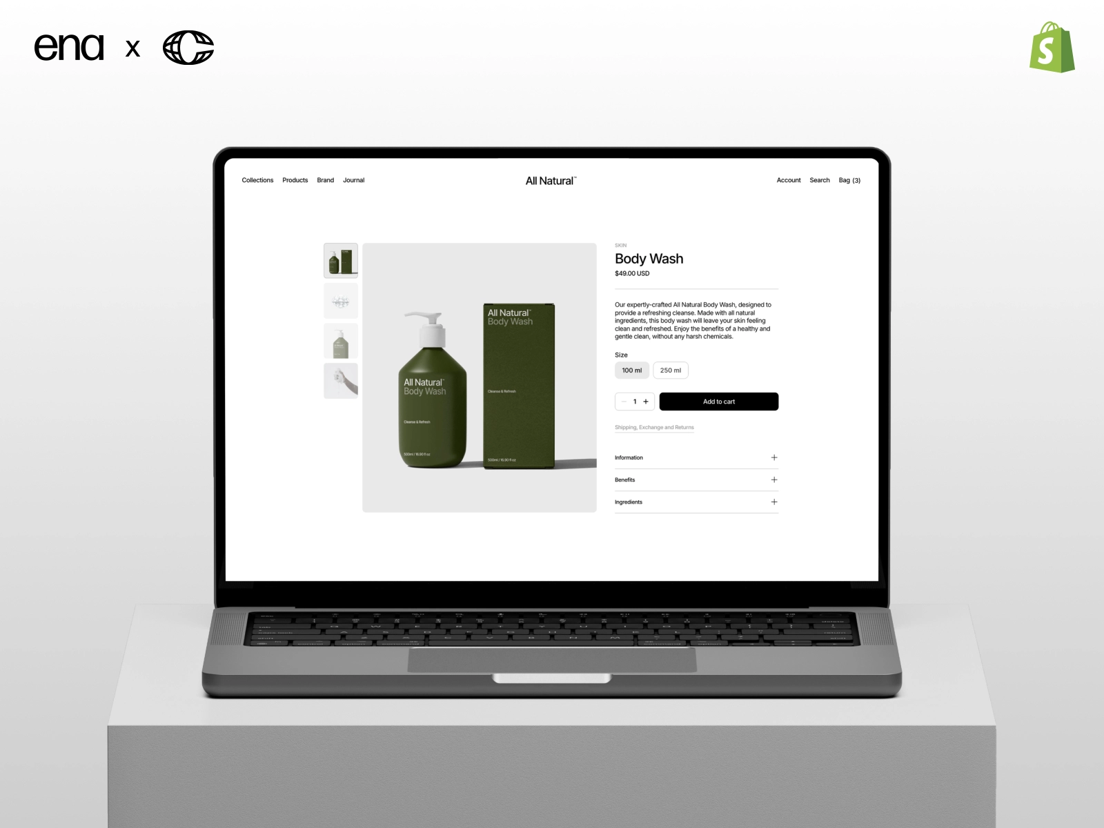Premium Framer Shopify E-Commerce Template with Full Functionality