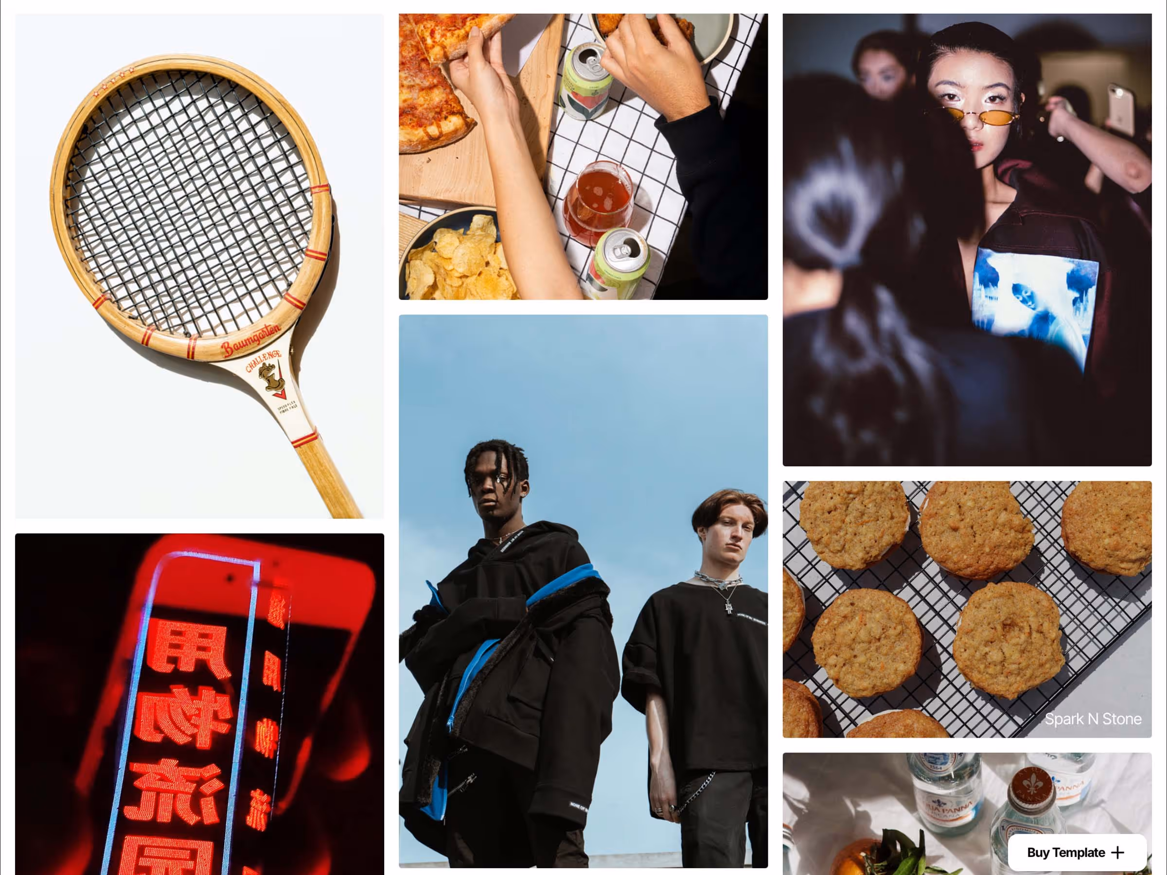 Modern Grid Portfolio Framer Template