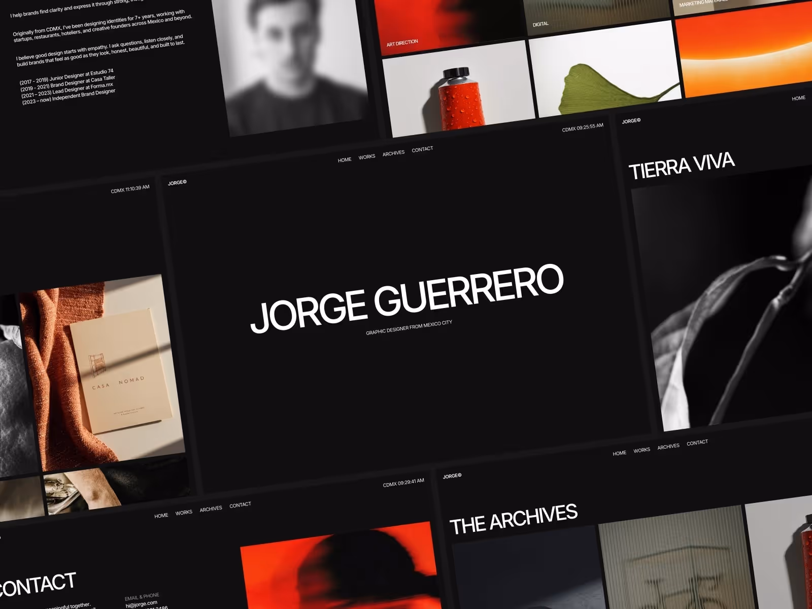 Free Minimal Portfolio Website Template