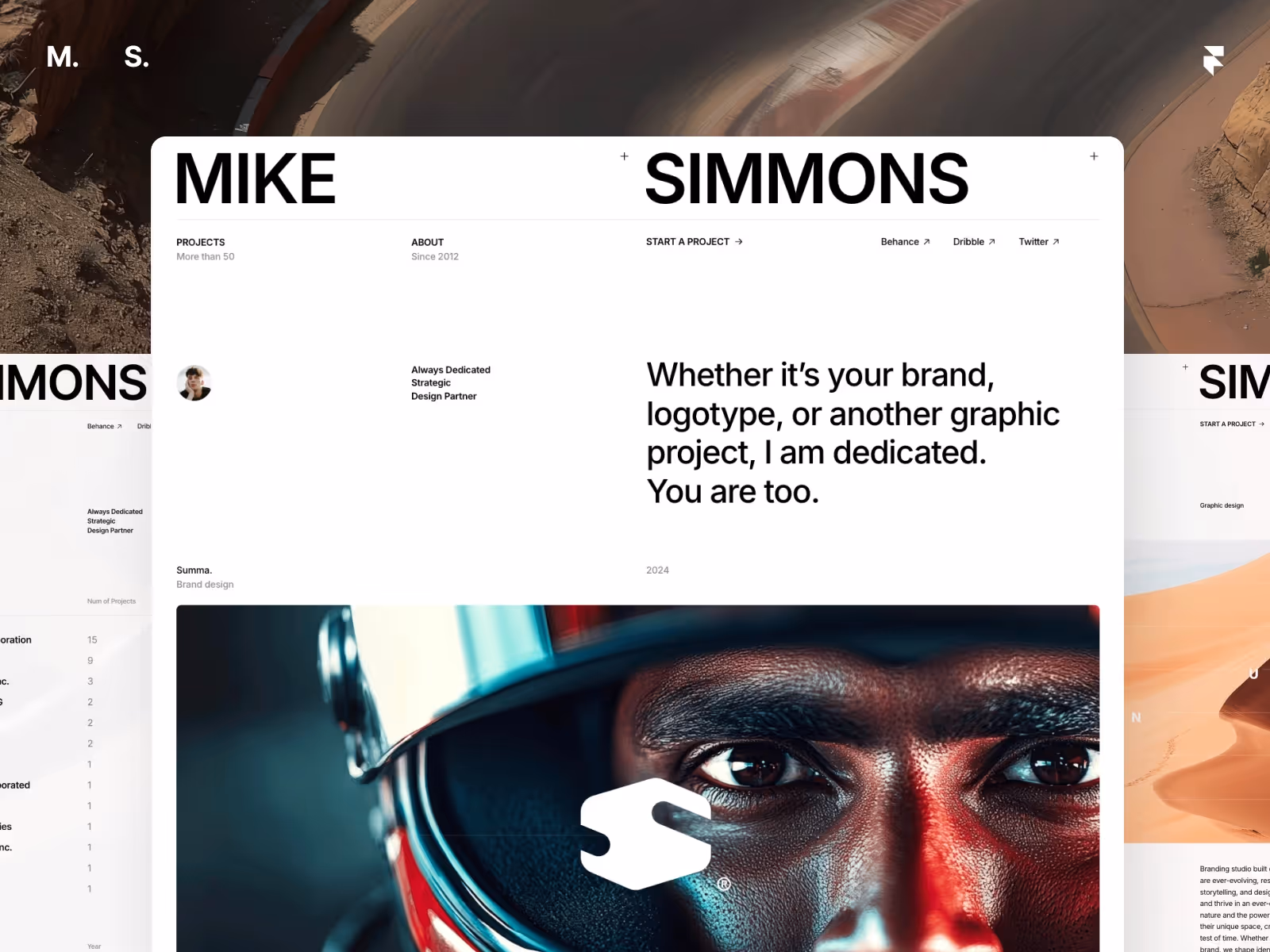 Minimalist Framer Portfolio Template for Designers & Creatives