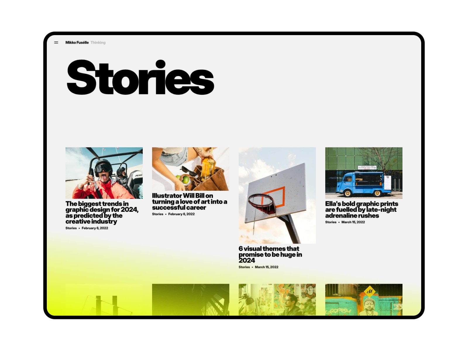 Bold Framer Blog & Magazine Template for Storytelling