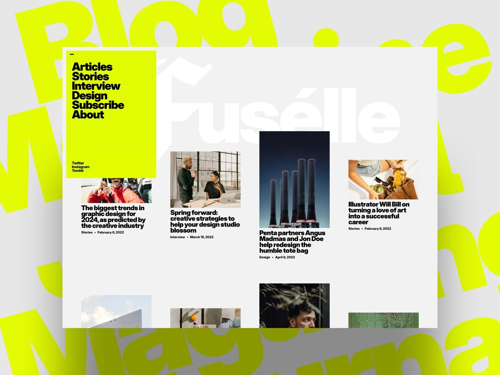 Bold Framer Blog & Magazine Template for Storytelling