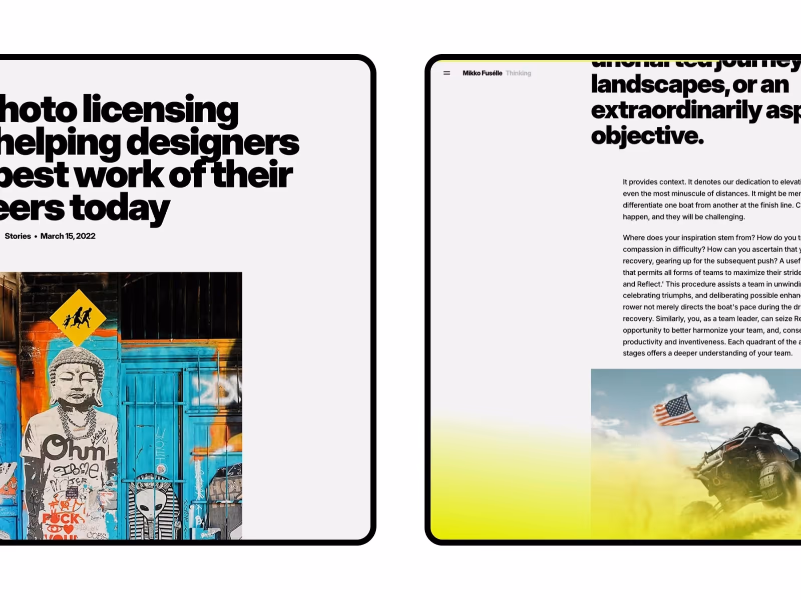 Bold Framer Blog & Magazine Template for Storytelling