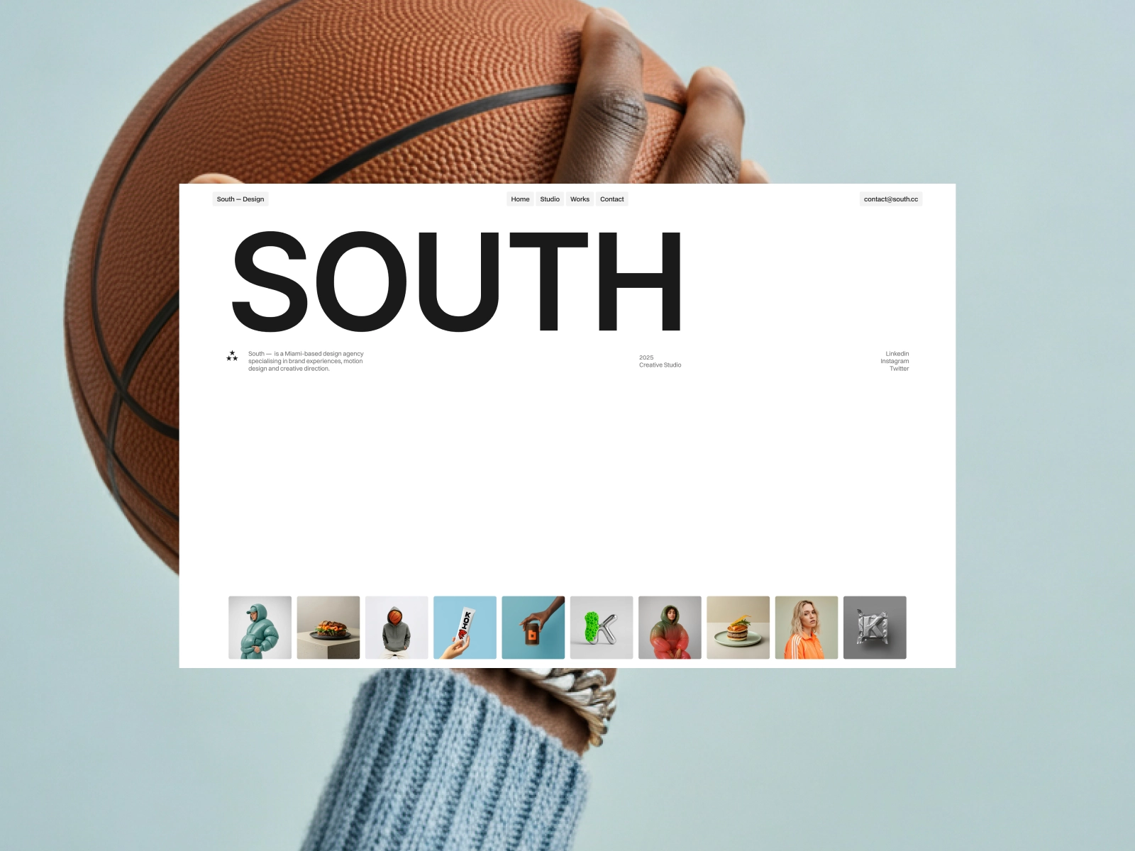 Modern Portfolio Framer Template for Creatives & Agencies