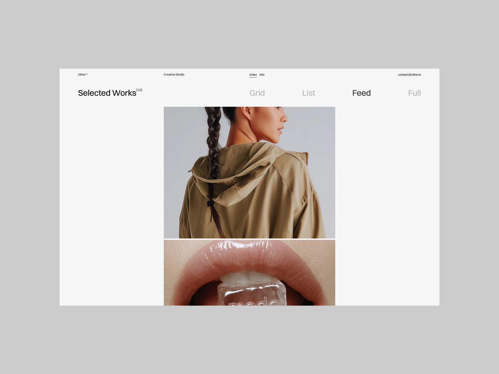 Flexible Minimal Framer Portfolio Website Template