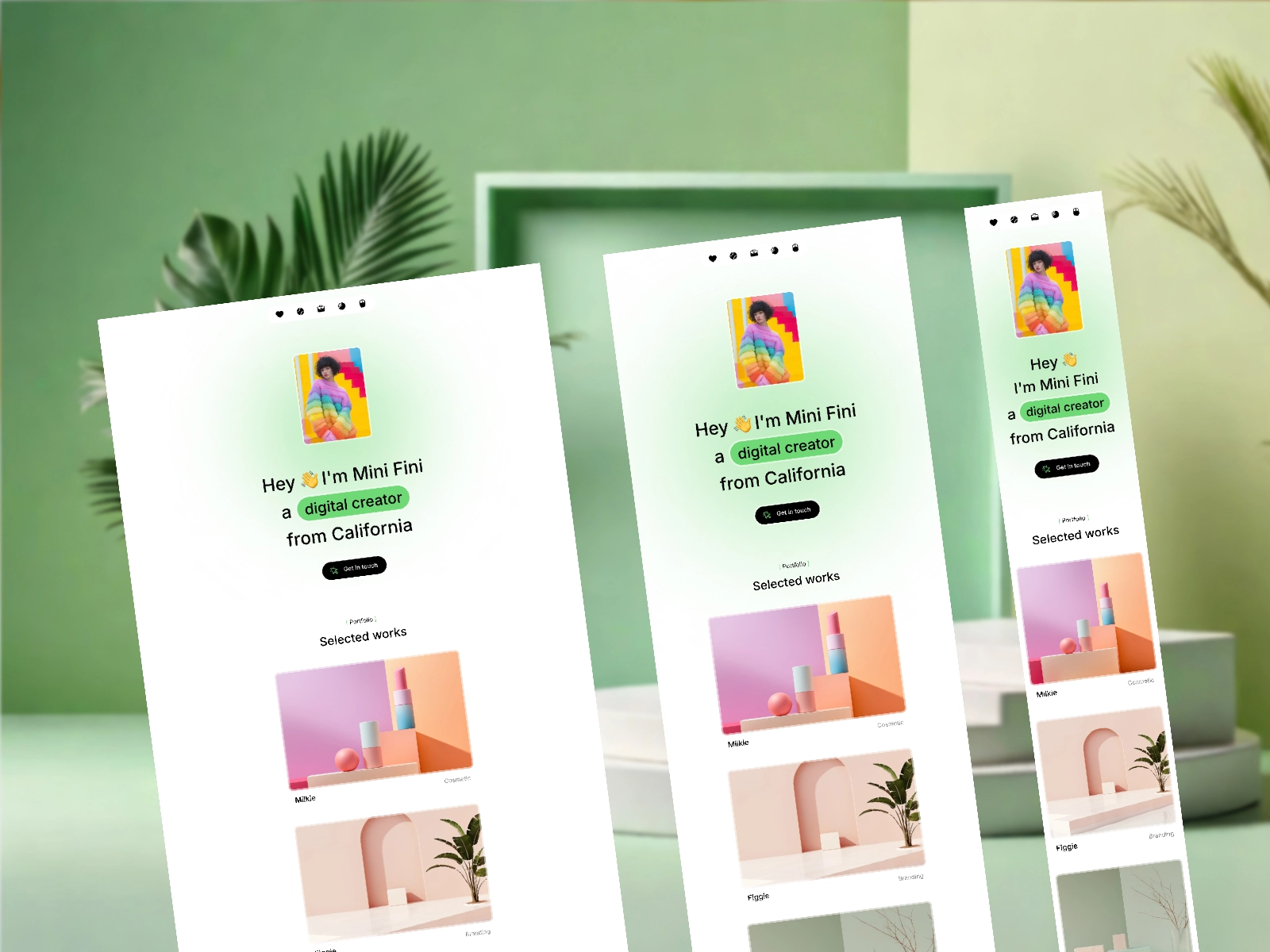 Playful Framer Portfolio Template