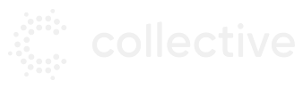 Collective logo in white
