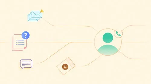 Tickets, chats, emails, documents sent to or connecting with a customer service representative