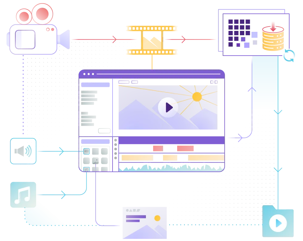 Media & Entertainment illustration