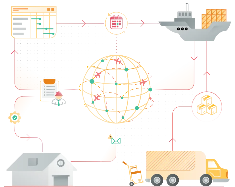 Shipping & Logistics illustration