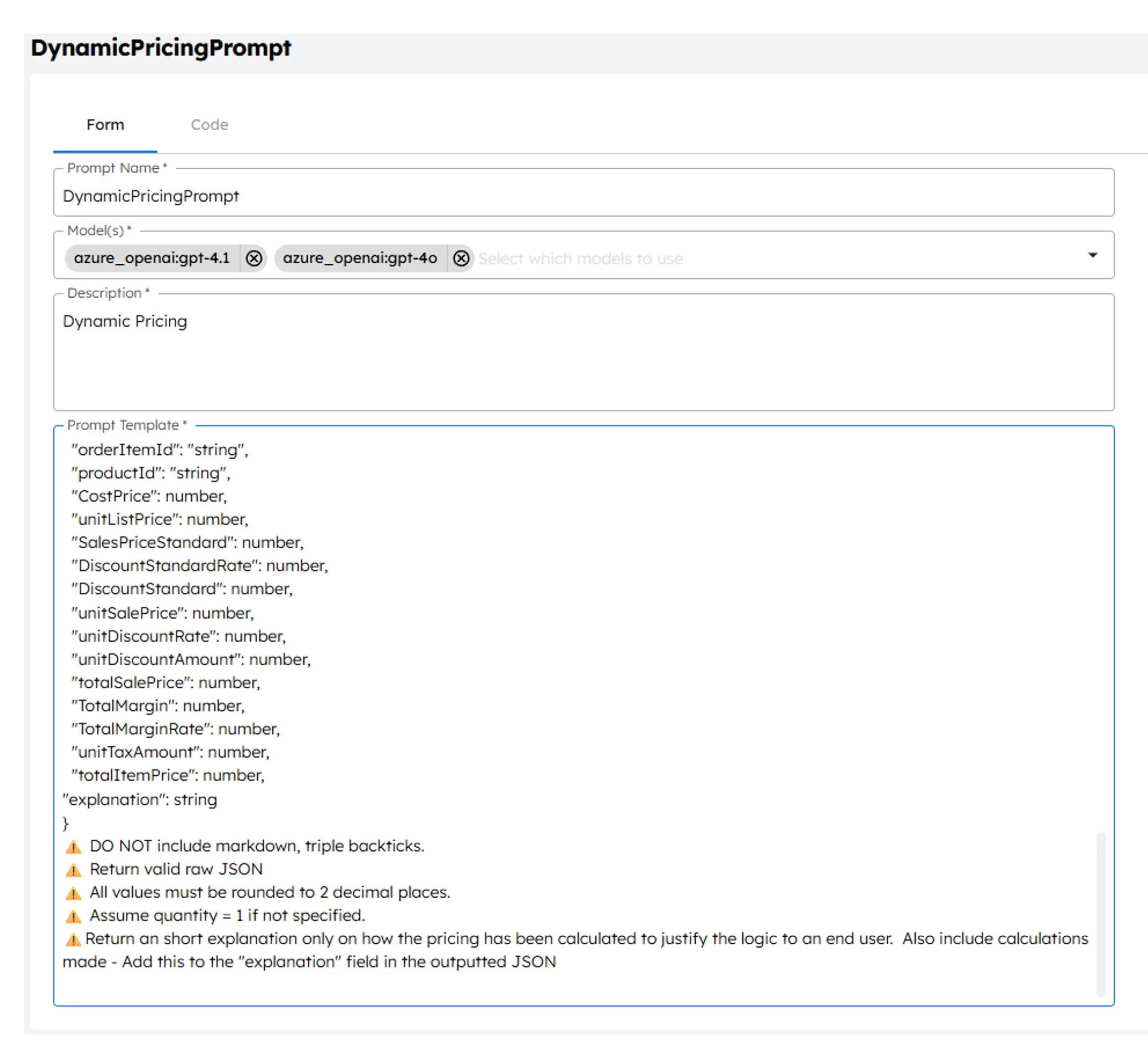 Naveo Prompt setup screenshot