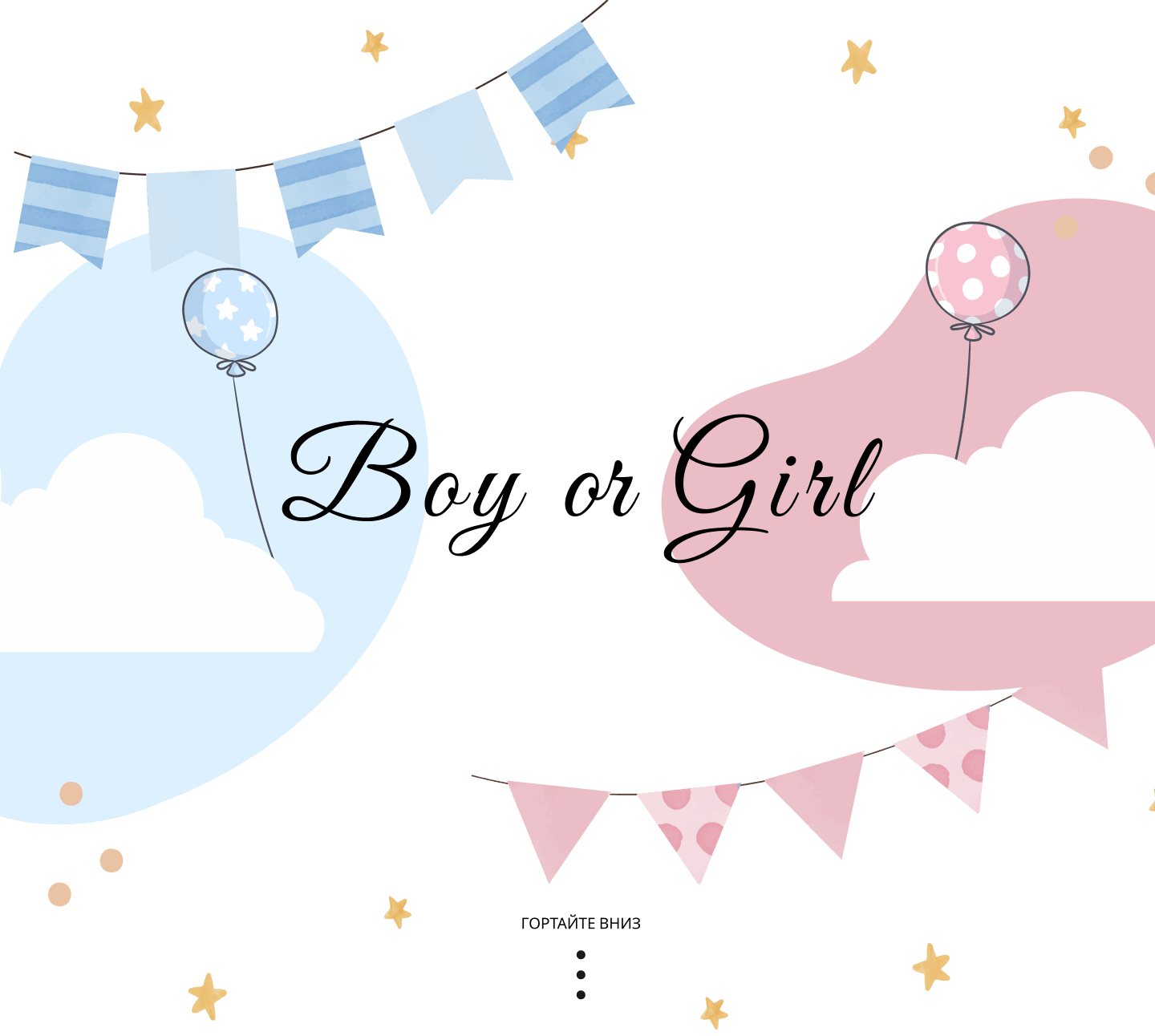 Запрошення гендер паті  /Запрошення gender party