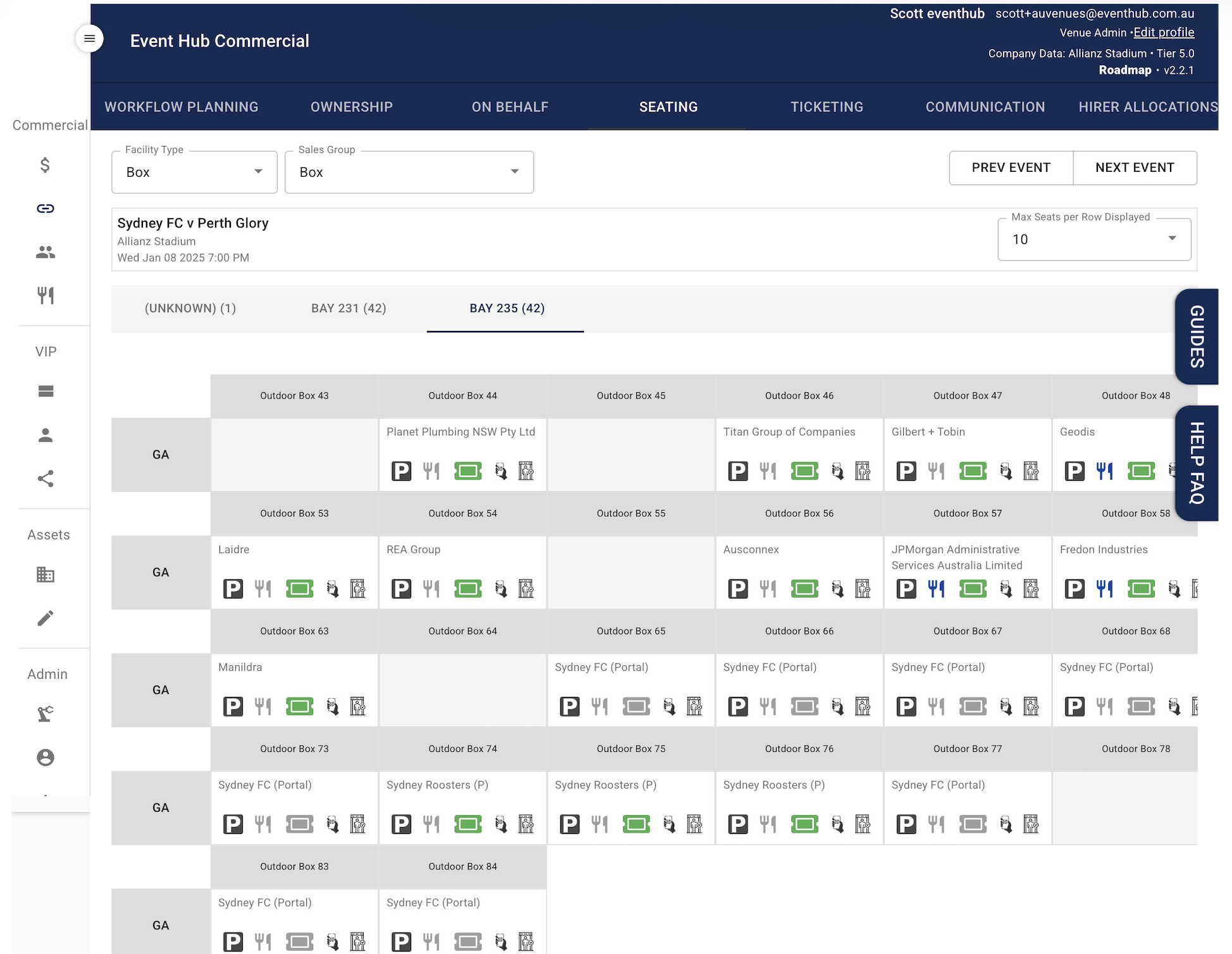 Seating EventChain image