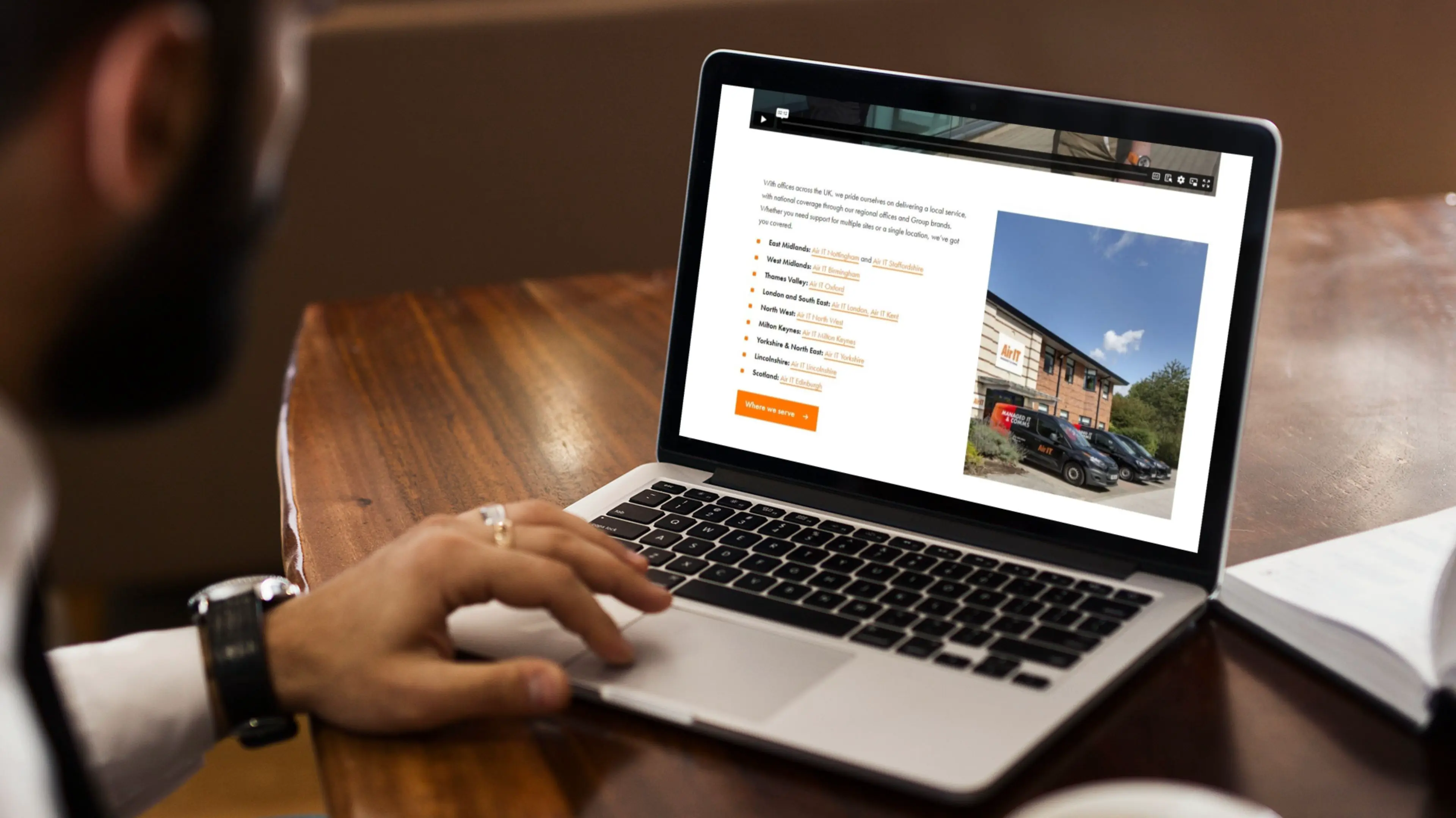 Consolidating multiple websites into one, following a sustained period of acquisition