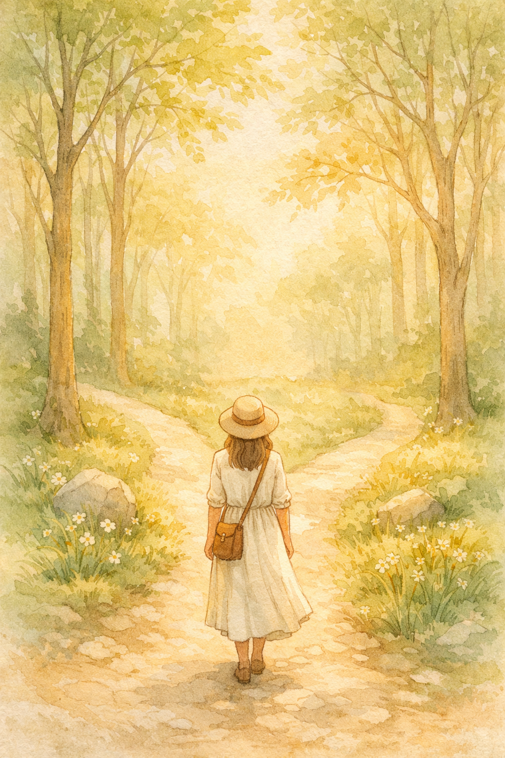 illustration chemin de nature en forêt – tournant de vie et reconversion Savoie