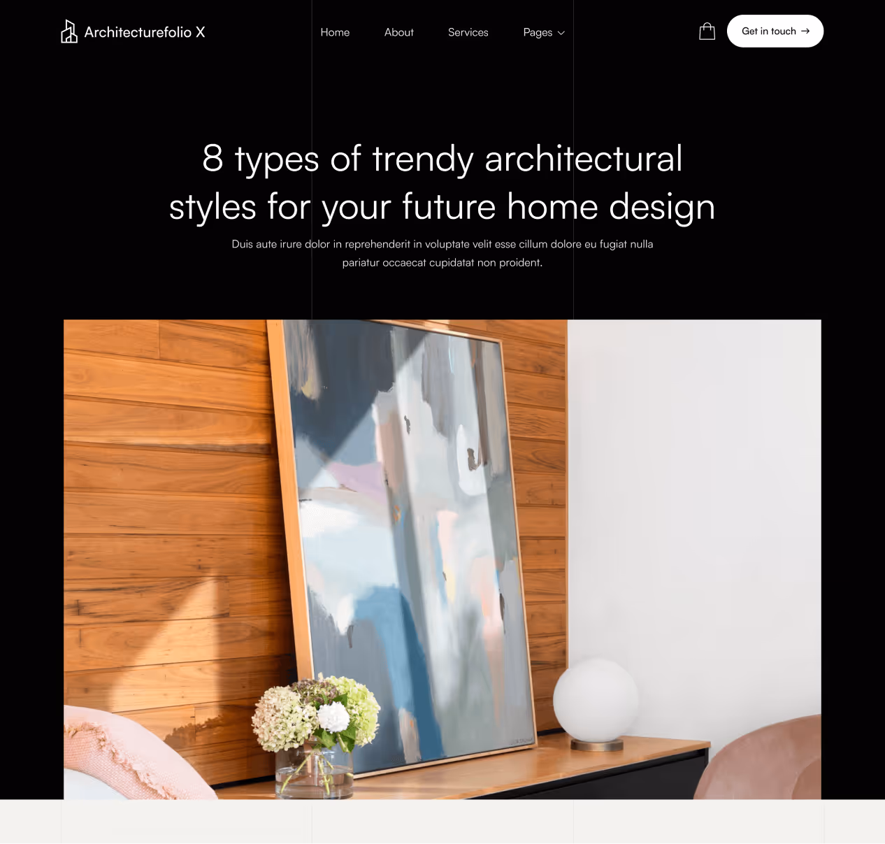 Architecture X - Blog Post page - Architecture Webflow Template