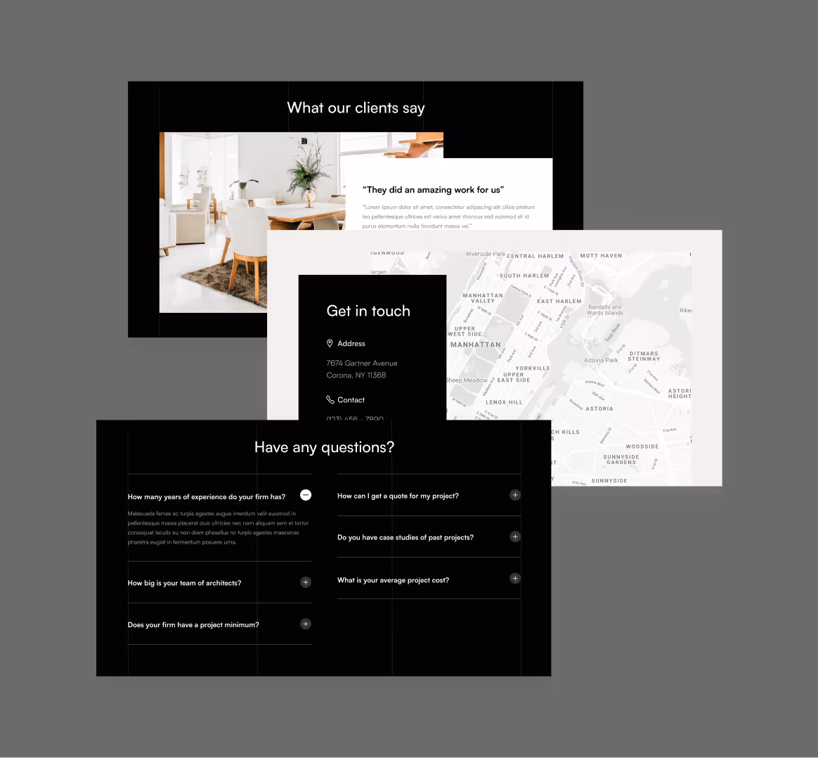 Architecture X - 35 Sections Included - Architecture Webflow Template