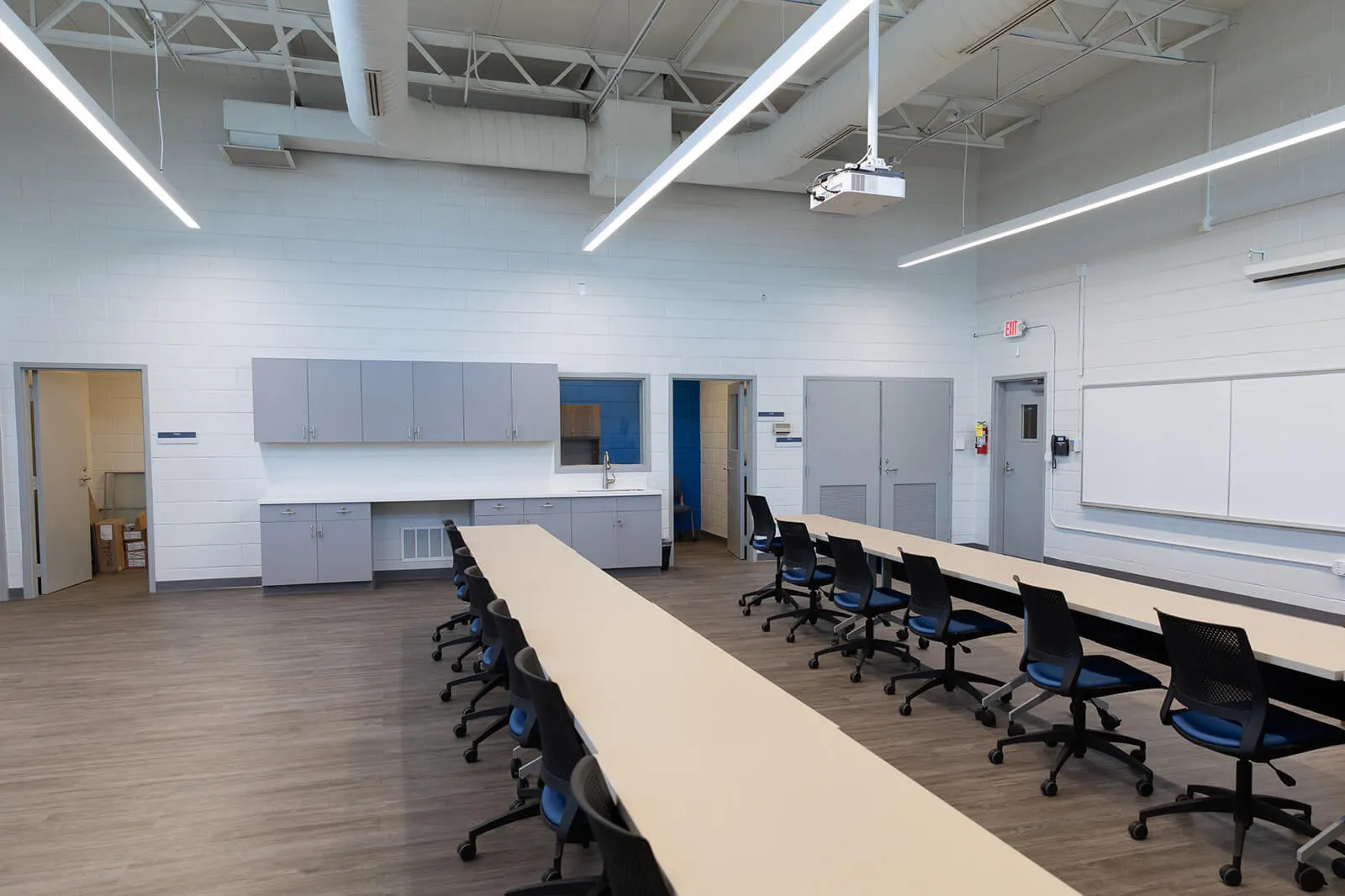 Modernized Educational Facility With Fresh Design Elements.