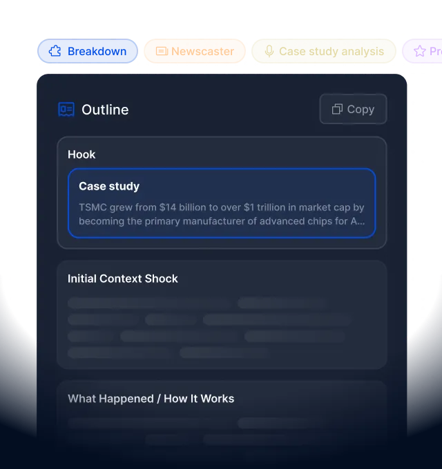 Iterate between the top 7 storytelling frameworks