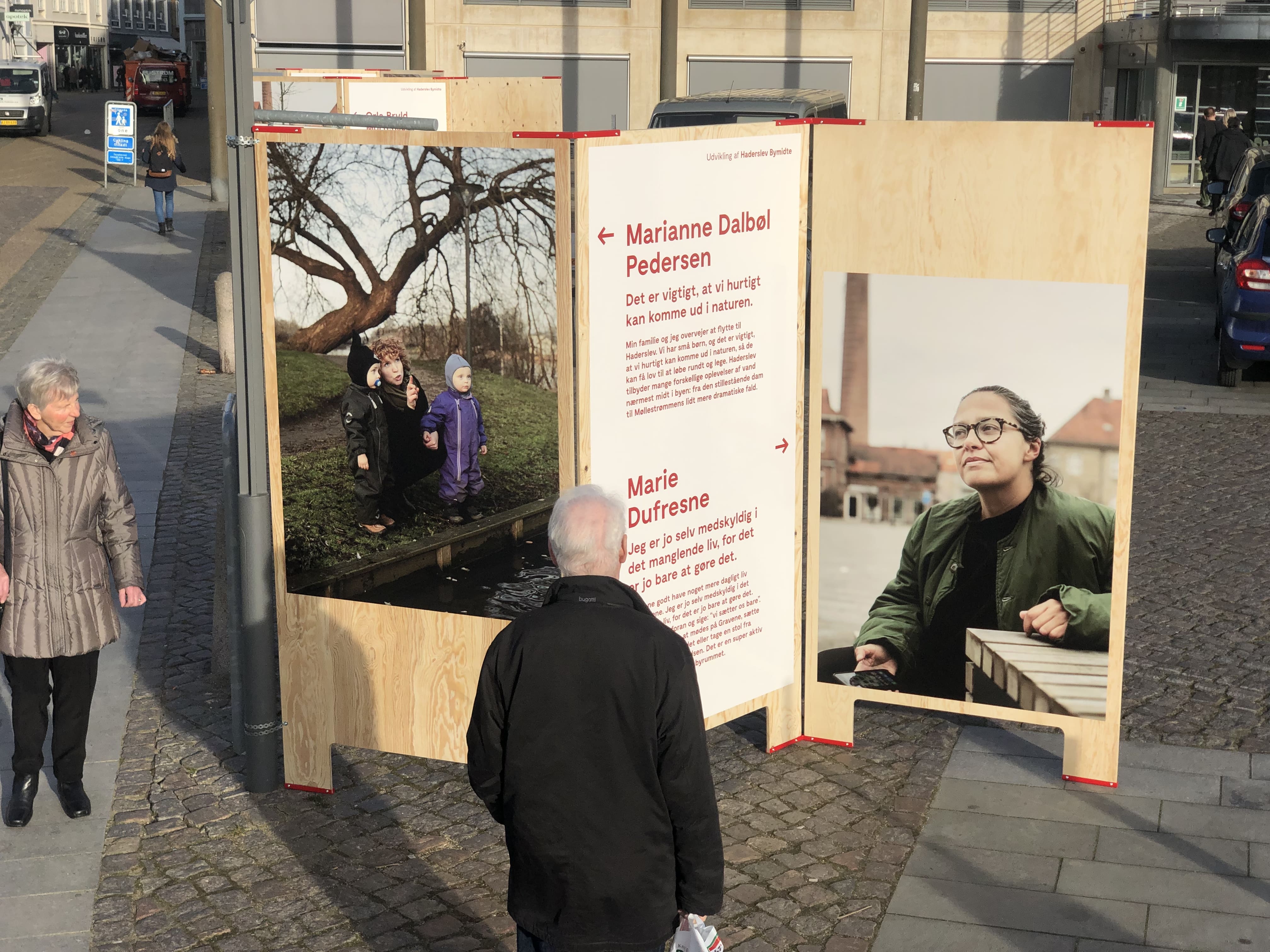 aktørportætter i forbindelse med udviklingen af haderslev bymidte. foto: tor Birk trads